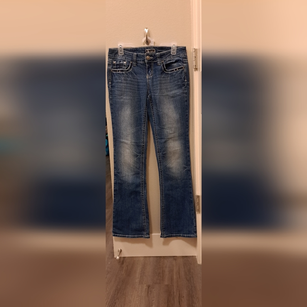 Size 7 Juniors Denim Blue Jeans by Soundgirl